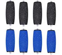 Lot de 8 têtes de rouleau de rechange pour Scholl Velvet Smooth Express Pedi, recharges extra grossières et lisses, lime électrique pour enlever les callosités de la peau dure, pack pédicure, extra et