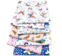 Lot de 8 tissus en coton pour matelassage et loisirs créatifs Libérez votre créativité (40 x 50 cm)