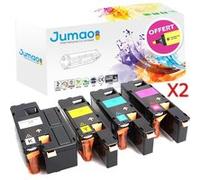 Lot de 8 Toners cartouches type Jumao compatibles pour Epson ACULASER C1750W G