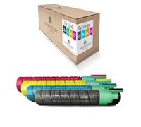 Lot de 8 toners compatibles avec Ricoh Aficio SP C 410 411 420 et TYPE145 TYPE245