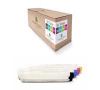 Lot de 8 toners de toner capitaux compatibles avec Oki CX 2633 comme lot de cartouches d'encre