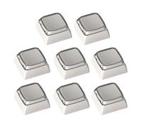 Lot de 8 touches rétroéclairées XDA en polycarbonate résistant à l'usure pour claviers mécaniques - Modification confortable du clavier