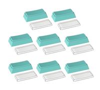Lot de 8 touches vierges PBT non gravées - Hauteur du profil d'origine - 2 capuchons de sublimation pour commutateurs MX