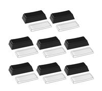 Lot de 8 touches vierges PBT non gravées - Hauteur du profil d'origine - 2 capuchons de sublimation pour commutateurs MX