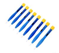 Lot de 8 tournevis à fréquence réglable - Outil anti-magnétique en céramique non conducteur pour le réglage du circuit haute fréquence, Han en plastique