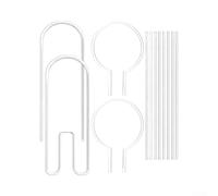 Lot de 8 treillis en acrylique pour Hoya Pothos (10 pièces) | Formes polyvalentes incluses, soutient les vignes grimpantes, améliore la croissance verticale, utilisation en intérieur et