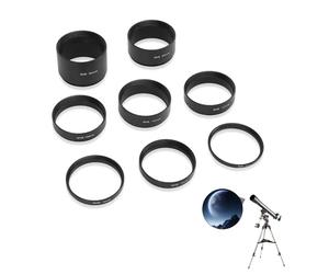 Lot de 8 Tubes D'extension de Longueur Focale M48 X 0,75, élimine Les Problèmes de Mise au Point, Bague D'extension 3 5 7 10 12 15 20 30 Mm, pour la Photographie de Télescope