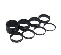 Lot de 8 tubes d'extension T2 M48 x 0,75 - Longueur : 3 mm, 5 mm, 7 mm, 10 mm, 12 mm, 15 mm, 20 mm, 30 mm - Extension pour photographie astronomique