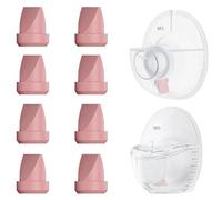Lot de 8 valves à bec de canard pour tire-lait Momcozy M6/M5/V1/V1 Pro/V2/V2 Pro, pièces de rechange pour valve de pompe Momcozy - Essentiels pour l'allaitement, pièces non originales, 8 valves rouges