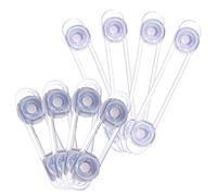 Lot de 8 verrous de sécurité pour bébé Transparent Mini serrure de porte de placard multi-usages pour armoires de cuisine, tiroirs, fours, réfrigérateur