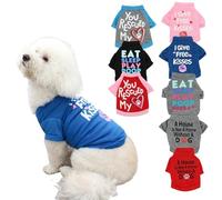 Lot de 8 vêtements pour chihuahua - Vêtements pour chiens de petite taille - Confortables et respirants - Taille XS