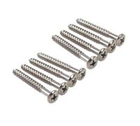 Lot de 8 vis de protection de manche de guitare électrique professionnelle pour montage de plaque de montage