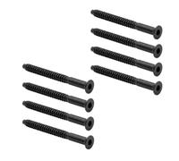 Lot de 8 vis de rechange pour étagère IKEA EXPEDIT - 7 x 85 mm - Vis de raccordement pour meubles - Noir