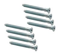 Lot de 8 vis de rechange pour étagère IKEA KALLAX - 7 x 70 mm - Vis de connexion de meubles