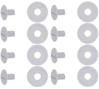 Lot de 8 vis et 8 rondelles de Roue adaptables Polaris 280 180 avec rondelles C55