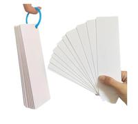 Lot de 80 bandes de phrases vierges réutilisables effaçables à sec pour enseignants, guide d'étude et cartes d'écriture de mots, phrase ou mathématiques, 5,1 x 17,8 cm