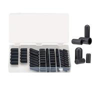 Lot de 80 bouchons de carburateur de rechange automobile - En caoutchouc - 20,5 x 10,3 x 3,2 cm - Assortiment de bouchons d'aspirateur flexibles pour réparation automobile, entretien et ligne