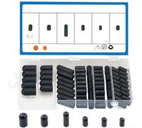 Lot de 80 capuchons anti-poussière en caoutchouc noir pour valve de carburateur pour applications d'entretien de moteur automobile (80 pièces)