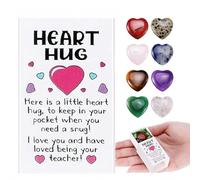 Lot de 80 cartes de Saint-Valentin avec pierres en cristal en forme de cœur, cadeaux de Saint-Valentin pour enfants, 2026, nouveaux cristaux de roche, cadeau de Saint-Valentin pour classe, classe