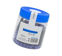 Lot de 80 cartouches d'encre de rechange de 2,6 mm pour stylo plume Écriture lisse Utilisation scolaire Taille standard