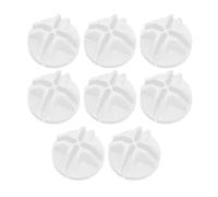 Lot de 80 clips pour cage métallique - Connecteurs cubiques en plastique - Clips de fixation croisés pour étagères modulaires - Boucles de placard - Noir (blanc)