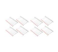 Lot de 80 crochets simples pour panneau perforé de 150 mm, pour présentoir mural de magasin, convient pour panneau perforé de 25 mm