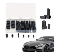 Lot de 80 de tuyau sous vide - Kit complet de bouchons en caoutchouc - Capuchons de protection pour composants du moteur - Connexions mécaniques avec six tailles standard incluses