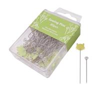 Lot de 80 épingles droites pour la - Pour travaux manuels, , boutons - Fermeture éclair - Décoration de bijoux - à la main