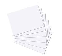 Lot de 80 feuilles cartonnées blanches A5