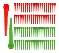 Lot de 80 lames en plastique compatibles avec les coupe-bordures Gardena EasyCut 23/18 V, SmallCut 23/18 V, ComfortCut 23/18 V, lames de rechange pour débroussailleuse et coupe-bordure