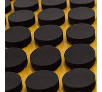 Lot de 80 ou 1000 pastilles adhésives pour fixation de CD/DVD/Blu-ray/noir Diamètre 16 mm Hauteur 4 mm