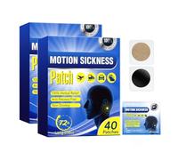 Lot de 80 pansements contre le mal des transports et les nausées, pour la croisière, l’avion, le train et le bus