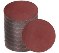 Lot de 80 papiers abrasifs en oxyde d'aluminium de 20,3 cm - Grain assortis | Gamme de grains 60 à 800, le dos floqué réduit les vibrations, lot total de 80 pièces, idéal pour les tâches de finition