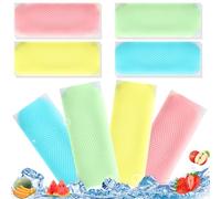 Lot de 80 patchs de refroidissement en résine 4, 1 x 10, 9 cm avec 4 odeurs fruitées, respirant et portable pour enfants, adultes, voyages en plein air, conduite