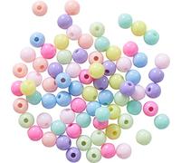 Lot de 80 Perles 'Rico Design - Itoshii' Rond Pastel 6 mm