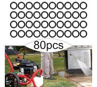 Lot de 80 pièces 14 M22 + 38 embouts pour tuyau de nettoyeur haute pression à déconnexion rapide, matériau en caoutchouc, comme sur les photos