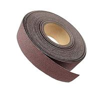 Lot de 80 rouleaux de papier abrasif - 2,5 cm x 8 m - Oxyde d'aluminium - Pour la finition des meubles en bois, le ponçage du métal, le polissage automobile
