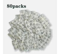Lot de 80 sachets de gel absorbant pour toilettes portables - Solidification rapide, neutralisation des odeurs, anti-fuite. Idéal pour le camping, les camping-cars, les activités de plein air 80pcs