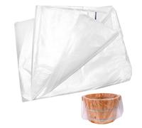 Lot de 80 sacs de bain jetables en plastique pour pédicure, manucure, maison et salon - 65 x 55 cm