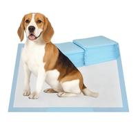 PawHut Lot de 80 Tapis d'entraînement pour Chien, étanche, 6 Couches avec Surface à séchage Rapide, Protection, 60 x 60 cm