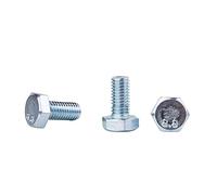 Lot de 80 vis hexagonales DIN 933 en acier zingué M10 x 20 mm Grade 8.8 Entièrement filetées Tête hexagonale Boulon de taraud (80, M10 x 20 mm)