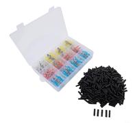 Lot de 800 connecteurs à souder avec gaines thermorétractables, connecteurs de câble étanches pour voiture/marin/maison, code couleur AWG 26-10, matériau polyoléfine pour des connexions sûres