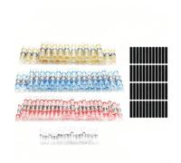 Lot de 800 connecteurs thermorétractables auto-soudés résistants à la | Couche de soudure intérieure fondue, anneau adhésif imperméable pour voiture et marine, 800 pièces assorties
