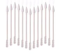 Lot de 800 cotons-tiges pointus à tête spirale avec bâton de papier pour le nettoyage du maquillage (4 paquets, 200 pièces, 1 paquet)