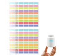 Lot de 800 étiquettes autocollantes réutilisables étanches pour rangement, classement, organisation du bureau, cuisine et garde d’enfants, format compact, écriture durable et application facile