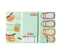 Lot de 800 feuilles de papier de note de dessin animé - Notes autocollantes - Rappel sur réfrigérateur - Ordinateur portable - Calendrier solide et adhésif