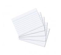 Lot de 800 fiches lignées Blanc Format A7 DIN A7 | weiß liniert