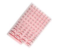Lot de 83 housses de clavier en silicone avec clous surélevés pour une saisie confortable et une réduction du bruit Autocollants en silicone souple pour une saisie silencieuse et des décorations