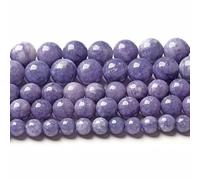 Lot de 86 perles en calcédoine violette lavande, 4 mm, pour la fabrication de bijoux, bracelets et colliers