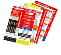 Lot de 88 étiquettes photovoltaïques pour installation de système solaire micro onduleur, autocollants solaires résistants aux UV, étiquettes de sécurité pour panneau électrique, lot d'avertissement